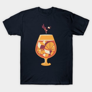 Aperol Spritz Dive In Summer Design CEO by Tobe Fonseca T-Shirt